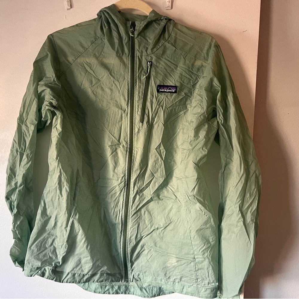 PATAGONIA Houdini Jacket Ultra Thin Windbreaker Gypsum Green Size L